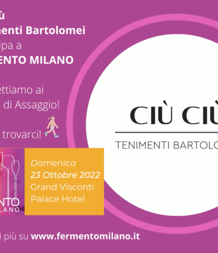 evento Fermento Milano - Ciù Ciù Tenimenti